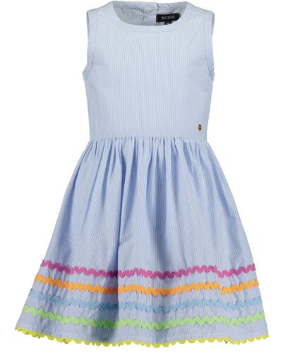 Blue Seven Sommerkleid gestreift mit Wellenborten 734166-5010 HL BLAU