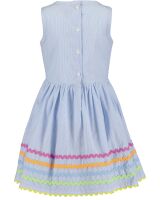 Blue Seven Sommerkleid gestreift mit Wellenborten...