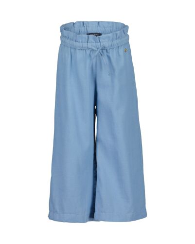 Blue Seven Culotte Stoffhose mit Paperbag-Bund 737062-5100 MITTELBLAU