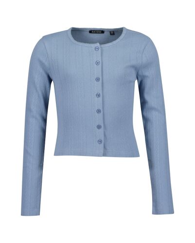 Blue Seven Strickjacke mit Lochmuster 518509-5030 HL BLAU