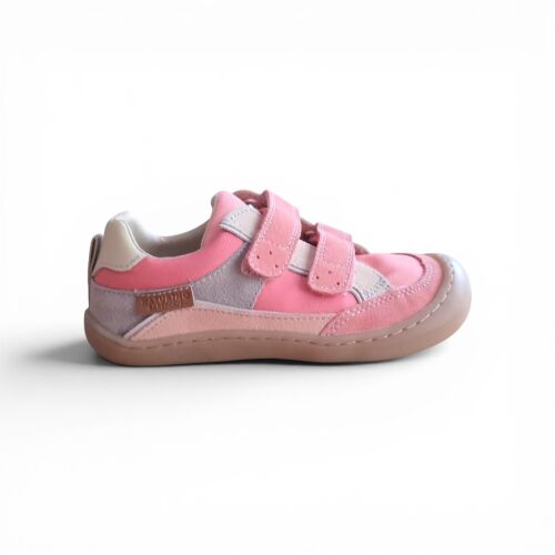 Naturino Barfuß-Sneaker Kesy 2M34 Sunset Peach-Vanilla-Beige