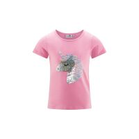 Happy Girls Kurzarm-Kleid Einhorn Magic 961300-26 powder pink