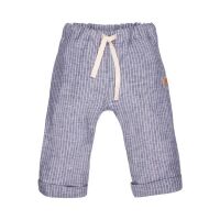 Pure Pure Leinenhose 8402001-30 Blau gestreift