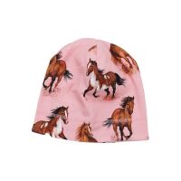 Walkiddy Mütze Pferde-Druck GH51-224 Rosa