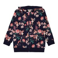 Walkiddy Sweatjacke mit Feen und Blumen Muster FA51-223 Navy