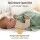 Merle Strick-Babydecke mit Lochmuster 80x100 - Salbeigrün