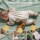 Merle Strick-Babydecke mit Lochmuster 80x100 - Salbeigrün