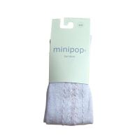 Minipop Strumpfhose aus Bambus MP51 Off White-Melange