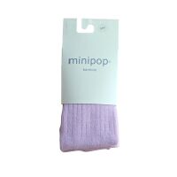 Minipop Strumpfhose Ripp aus Bambus MP50 Rose