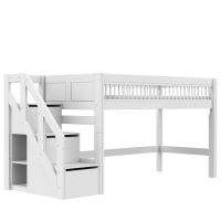 Lifetime Hochbett mit Treppe 128 cm - Breeze (2925-10)
