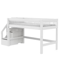 Lifetime Hochbett mit Treppe 128 cm - Breeze (2925-10)