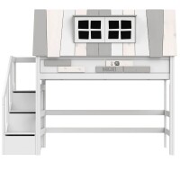 Lifetime Hochbett mit Treppe 152 cm - My Hangout (47199-10)