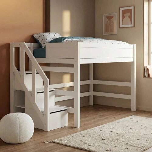 Lifetime Hochbett 120 mit Treppe - 152 cm (92193-10)