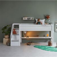 Lifetime Original Hochbett 120 cm mit Treppe - 128 cm (92253-10)