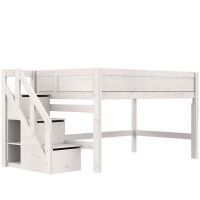 Lifetime Original Hochbett 120 cm mit Treppe - 128 cm (92253-10)
