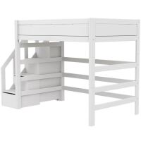 Lifetime Hochbett 120 mit Treppe - 177 cm (92403-10)