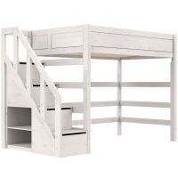 Lifetime Hochbett 120 mit Treppe - 177 cm (92403-10)