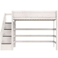 Lifetime Hochbett 120 mit Treppe - 177 cm (92403-10)