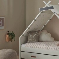 Lifetime Kinderbett 66 cm mit Tipi - Jungle Book - Cool Kids (Standard) (4201-5)