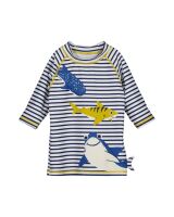 Blue Seven Bade-Set mit Haien 828516-5640 Blau-Weiß...