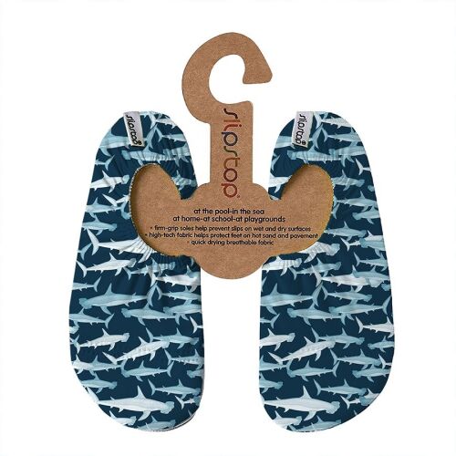 Slipstop Badeschuhe/Turnpatschen Carlos Junior Haie Blau