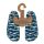 Slipstop Badeschuhe/Turnpatschen Carlos Junior Haie Blau