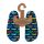 Slipstop Badeschuhe/Turnpatschen Amazon Krokodile Blau