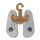 Slipstop Badeschuhe/Turnpatschen Escar Schnecke Grau