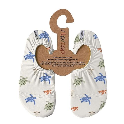 Slipstop Badeschuhe/Turnpatschen Turtles Schildkröten Grau