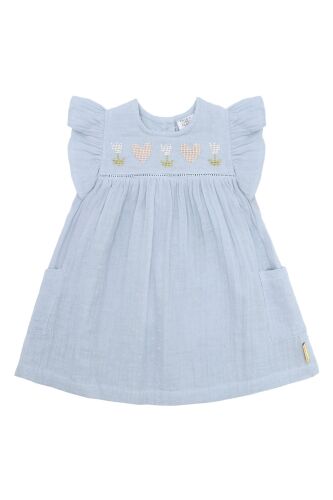 Hust & Claire KA-Kleid Katinka Dobby 500047 Fb.3111 Zen blue