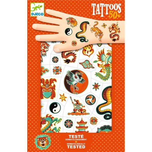 Djeco Tattoos rot Kampfgeist 9915