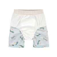 Lässig Baby Schwimmshorts mit Windel Ice Cream Truck illusion blue