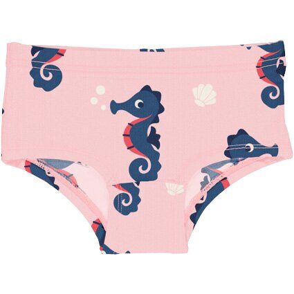 Maxomorra Mädchen Unterhose D011-S004 Seahorse rosa