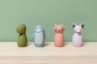 Trixie Badespielzeug Spritztiere - Mrs. Cat & Mrs. Mouse 37-685