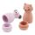 Trixie Badespielzeug Spritztiere - Mrs. Cat & Mrs. Mouse 37-685