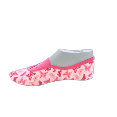 Beck Gymnastikschuhe 281 03 Papillon Schmetterlinge rosa