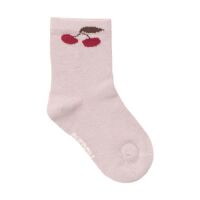 Minymo 2-Pack Socken 6634 Fb.596 Kirschen beige/altrosa