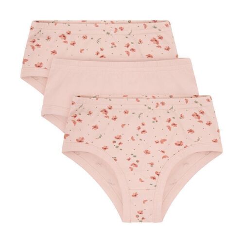 Celavi Mädchen Unterhosen 3er -Set 6889-5073 rosa/blümchen