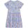 Danamade Kurzarm Kleid DPAULA - D1126-001 Eis blau