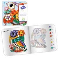 Djeco Bastel-Collage 0070 - Silhouetten und Bommel -...