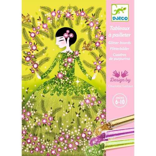 Djeco Flitterbilder/Glitzerbilder 09500 - Flitterkleider