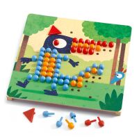 Djeco Kinderspiel Mosaico Rigolo - Mosaikspiel