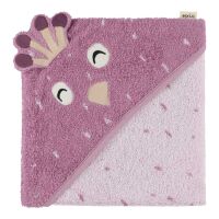 Trixie Kapuzenbadetuch 11-307 - 75x75cm Mrs. Peacock lila
