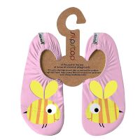 Slipstop Badeschuhe/Turnpatschen Bee pink/gelb