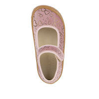 Froddo Barfußschuhe Barefoot Canvas Balletty G1700447-9 Herzchen Pink/Gold