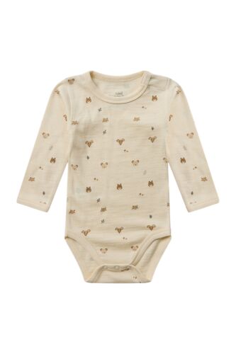 Hust & Claire LA-Body aus Wolle-Viskose Baloo Forest 540074-3290 Tierchen off white