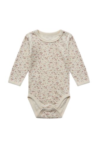 Hust & Claire LA-Body aus Wolle-Viskose Baloo Tiny 540094-3290 off white geblümt