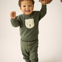 Minymo Baby-Sweater aus Bambus Bär 114466 Fb.9090...