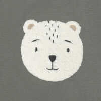 Minymo Baby-Sweater aus Bambus Bär 114466 Fb.9090 Grün