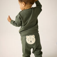 Minymo Baby-Hose aus Bambus Bär 114491 Fb.9090 Grün